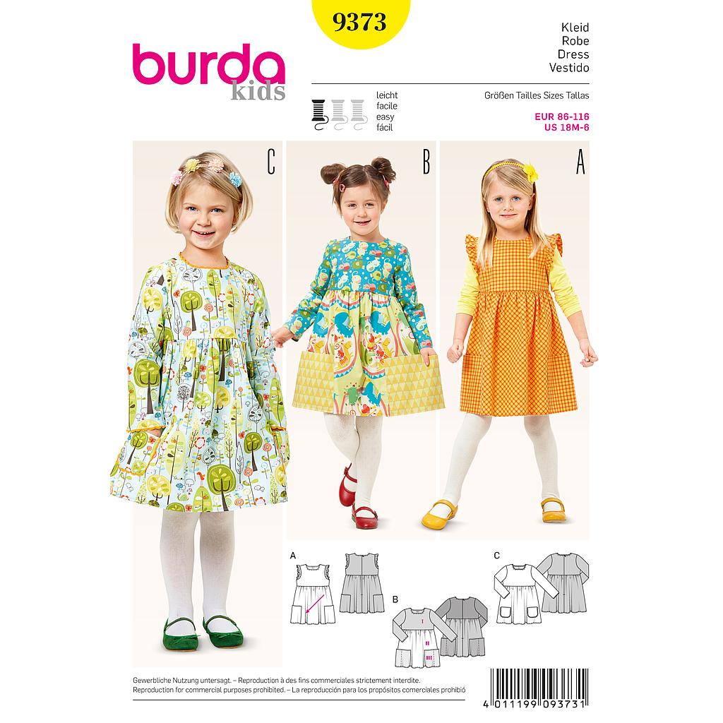Patron Burda Kids 9373 Robe