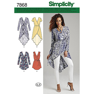 Patrón Simplicity 7868.H5 Túnica Mujer