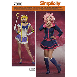 Patrón Simplicity 7880.H5 Disfraz Mujer
