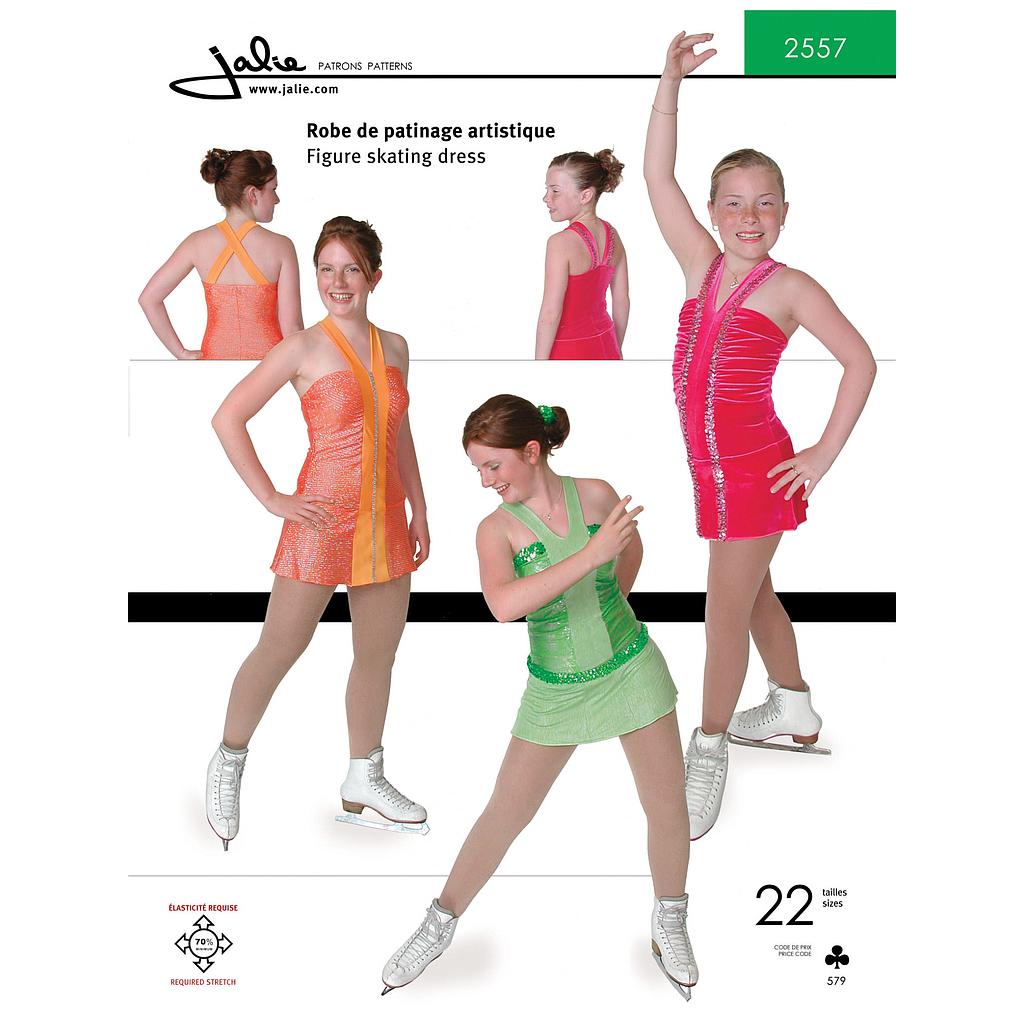 [JAL-2557] Patron Jalie 2557 Robe de patinage froncée au devant
