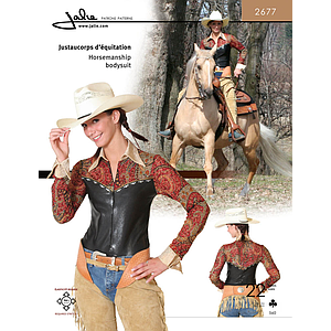 Patron Jalie 2677 Justeaucorps d'équitation#