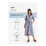 Patron Simplicity 9101 Robe femme oversize - 2XS à 2XL