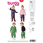 Patron Burda 9293 Ensemble bébé Veste & pantalon réversibles - du 56 au 98