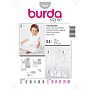 Patron Burda 9804 Kids Robe de baptême