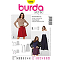 Patrón Nº6980 Burda Style: Falda-pantalón