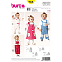 Patron Burda 9424 Kids Salopette et robe