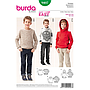 Patron Burda 9407 Kids Sweatshirt