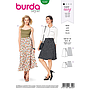 Patrón Burda 6340 - Falda para mujeres del 34 al 44