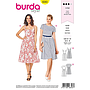 Patron Burda 6343 - Robe pour femmes de 36 à 46