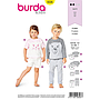 Patrón Burda 9326 - ropa de dormir para niños de 18 meses a 7 años