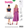 Patron Burda 6341 - Jupe pour femmes de 36 à 46