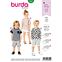 Patrón Burda 9322 - Camiseta para niños de 3 a 8 años