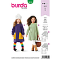 Patron Burda 9310 Robes avec poches de 2 à 7 ans