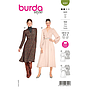 Patron Burda 6091 - Robe portefeuille avec coulisse élastiquée du 36 au 46