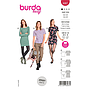 Patron Burda 6087 - Tee-Shirt, robe – près du corps avec encolure bateau du 36 au 46