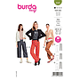 Patron Burda 6085- Pantalon à ceinture élastique et jambes droites du 36 au 46