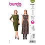 Patron Burda 6083 - Robe festive à jupe ample / robe fourreau en dentelle du 36 au 46