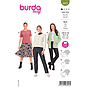 Patron Burda 6053- Cardigan Femme à encolure ronde du 36 au 50