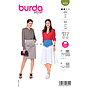 Patron Burda 6020 - Jupes avec empiècement en pointe, variations de longueurs du 36 au 46 (FR)#