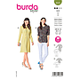 Patron Burda 6033 - Robe et Blouse cintrées avec plis au devant du 36 au 46