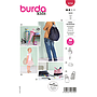 Patron Burda 9256 - Accessoires d'écoliers avec trousse et sac de sport 