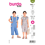 Patron Burda 9265 - Combinaisons pantalon ou short ruchés Fille de 104 à 146 cm