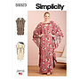 Patron Simplicity 9323.A - Robe Femme style Caftan du 34 au 52 (FR)