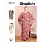 Patron Simplicity 9323 - Robe Femme style Caftan du 34 au 52 (FR)