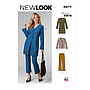 Patron New Look 6711 -  Ensemble Femme avec Cardigan et Pantalon du 36 au 48 (FR)