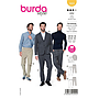 Patron Burda 5955 - Costume homme avec pantalon décontracté et veste classique du 48 au 58 (FR)