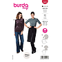 Patron Burda 5970 T-shirt – cintré avec bordure d'encolure du 36 au 46 (FR)#