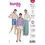 Patron Burda 5887 - Blouse en diverses longueurs du 34 au 48 FR