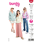 Patron Burda 5892 - Vestes cache-cœur du 34 au 48 (FR)