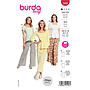 Patron Burda 5908 - Blouses, encolure carré du 34 au 48 (FR)