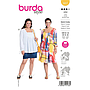 Patron Burda 5917 - Robe et blouse encolure rectangulaire du 34 au 54 (FR)