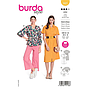 Patron Burda 5921 - Robe et de la blouse du 34 au 44 (FR)