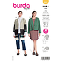 Patron Burda 5931 - Manteau et une veste coupe élégante du 34 au 44 (FR)