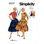 Patron Simplicity 9537 - Chemisier et Jupe pour jeunes filles