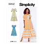 Patron Simplicity 9542 - Robes pour jeunes filles