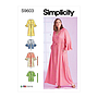 Patron Simplicity 9603 - Caftans et Vestes enveloppantes pour dames