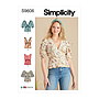 Patron Simplicity 9606 - Chemisier pour jeunes filles