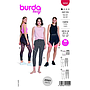 Patron Burda 5850-Leggings