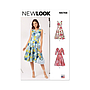 Patron New Look 6748 -  Robe col en V du 36 au 46 (FR)