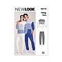 Patron New Look - Haut et pantalon unisex du 36 au 54 FR