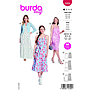 Patron Burda 5806 - Robe babydoll du 34 au 48 FR