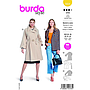 Patron Burda 5824 - Manteau décontracté du 36 au 46 FR 