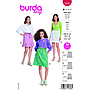 Patron Burda 5832 - Jupe simple du 34 au 48 FR