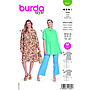 Patron Burda 5841 - Robe printanniere du 46 au 60 FR