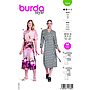 Patron Burda 5844 - Robe portefeuille du 36 au 48 FR