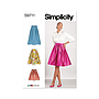 Patron Simplicity 9711 - Jupe du 32 au 50 FR